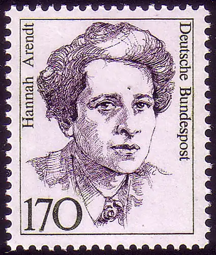 1391 Femmes de l'histoire allemande 170 Pf Arendt **