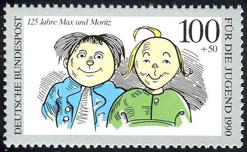 1458 Jeunesse Max et Moritz 100+50 Pf **