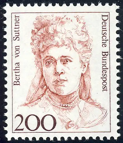 1498 Femmes 200 Pf Bertha von Suttner **