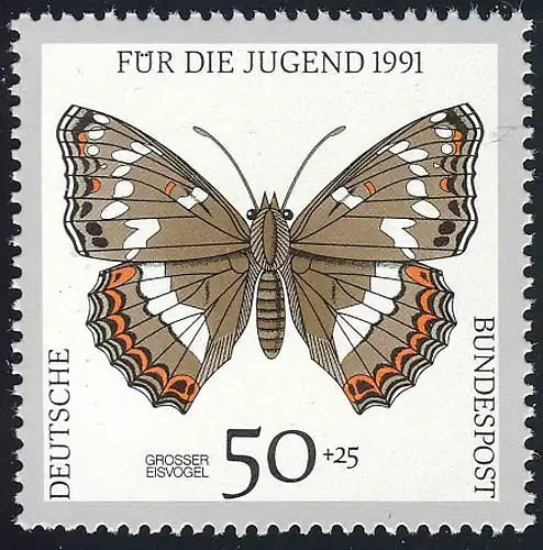 1513 Jugend Schmetterlinge 50+25 Pf **