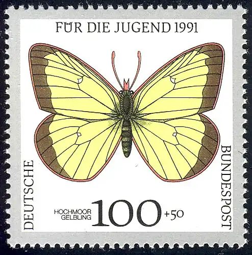 1518 Jugend Schmetterlinge 100+50 Pf **