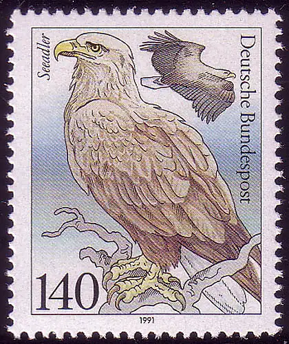 1542 Seevögel 140 Pf Seeadler ** postfrisch