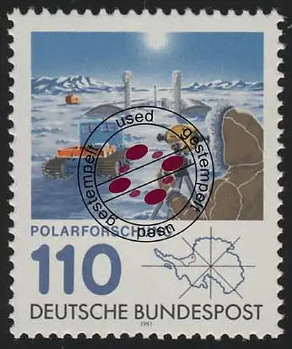 1100 Polarforschung O gestempelt