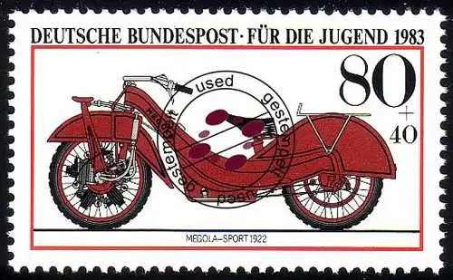 1170 Jugend Motorräder 80+40 Pf O Megola-Sport