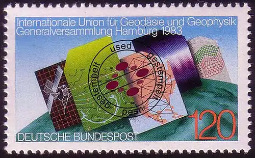 1187 Geodäsie und Geophysik O gestempelt