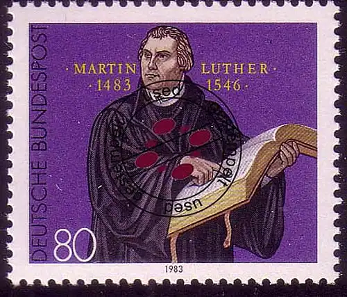 1193 Martin Luther O gestempelt