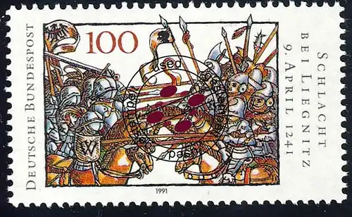 1511 Schlacht bei Liegnitz O gestempelt