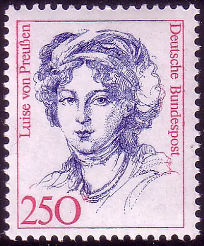1428 Femmes de l'histoire allemande 250 Pf Prusse **