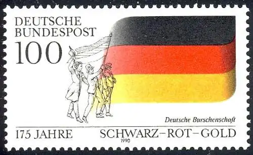 1463 Schwarz-Rot-Gold, postfrisch **