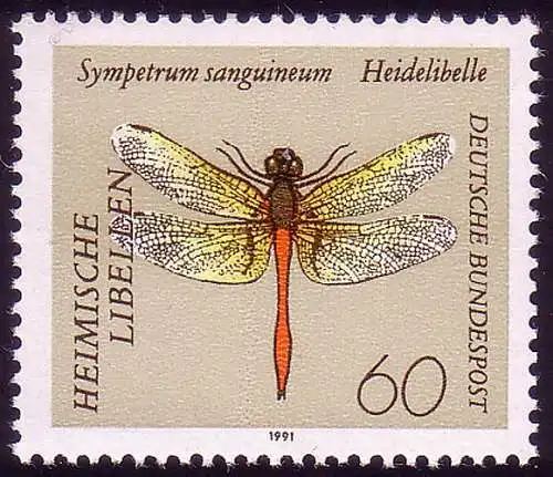 1547 Libellen Heidelibelle 60 Pf  **