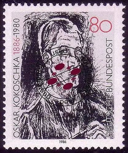 1272 Oskar Kokoschka O gestempelt