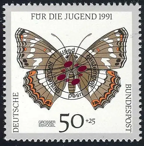 1513 Jugend Schmetterlinge 50+25 Pf O