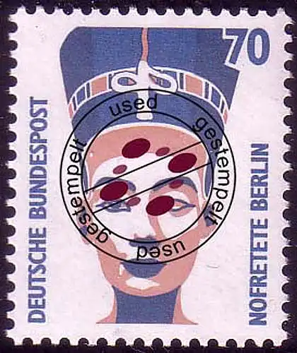1374 Sehenswürdigkeiten 70 Pf Nofretetebüste O