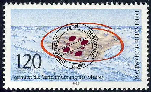 1144 Meeresschutz O gestempelt