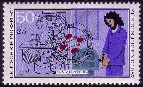 1315 Jugend Installateur 50+25 Pf O