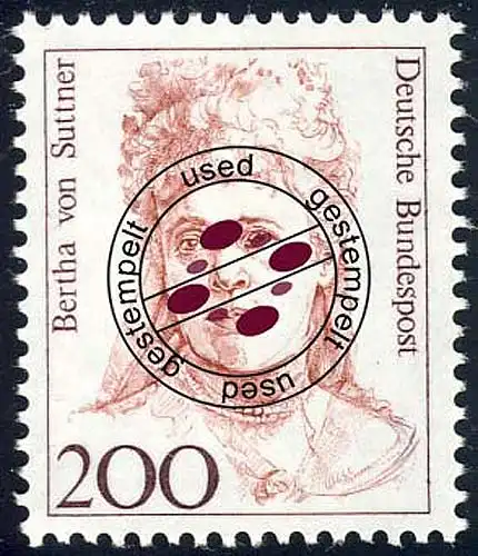 1498 Frauen 200 Pf Bertha von Suttner O