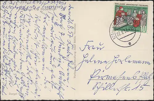 256 Uni Freiburg, EF auf AK Neuhaus Kreis Paderborn, Paderborn 22.8.57