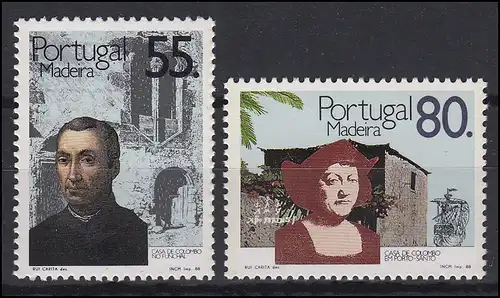 Portuga - Madeira: Haus von Christoph Kolumbus & Casa de Colombo 1988, Satz **