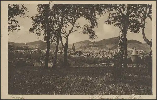 Ansichtskarte Goslar: Die Tausendjährige Stadt, Oker/Harz 28.6.29