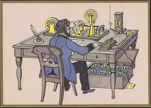 1011 Bureau des télégraphes MiF AK Bureau du télégraphique SSt Garmisch-Partenkirchen 17.8.1990