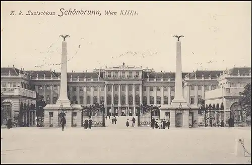 Autriche Carte de vue Château de Schönbrunn WIENNE 72 - 11.11.11 à Berlin