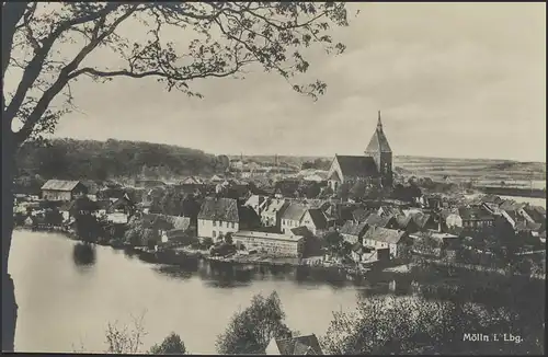 Carte de Mölln/Lauenburg Vue panoramique, Mörln 1.7.29