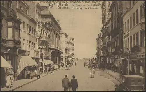 Belgien Ansichtskarte Ostende/Oosende De Helling van Vlaanderen, 1932