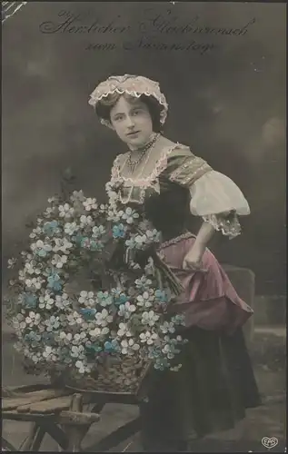 Ansichtskarte Grüße zum Namenstag, M.Gladbach/Mönchengladbach 26.7.10