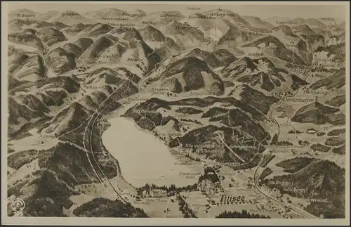 Ansichtskarte Titisee/Schwarzwald, Lenzkirch 20.2.35 nach Bietigheim/Amt Rastatt