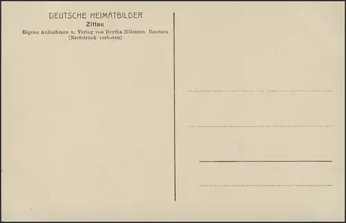 Carte de vue Zittau: portail du musée, inutilisé