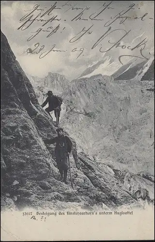 Suisse AK Accueil du Cor des Finstera sous le hugisattel, ZÜRICH 23.6.09