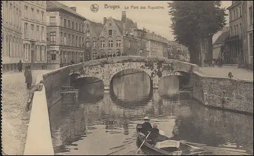 Belgien Ansichtskarte Brügge / Brugge / Bruges - La Pont des Augustins, 24.10.24