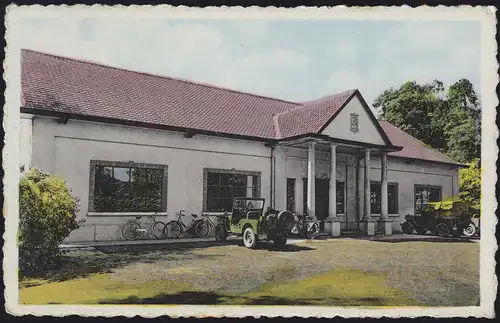 Belgique Carte de vue Leopoldsburg - Mess Koningin Astrid, couru 3.11.1958