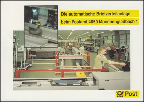 AK Inbetriebnahme der automatischen Briefverteilanlage MÖNCHENGLADBACH 21.3.1988