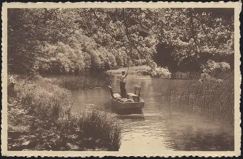 Belgique Carte de visite Petit ferry à Chiny, FLORENVILLE 26.8.1938