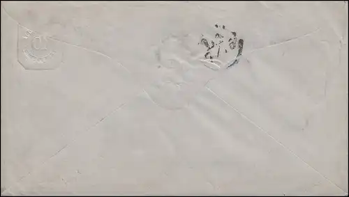 Wurtemberg Couverture U 30 point 10 Pf dans l'aquarium AALEN 7.5. vers Stuttgart