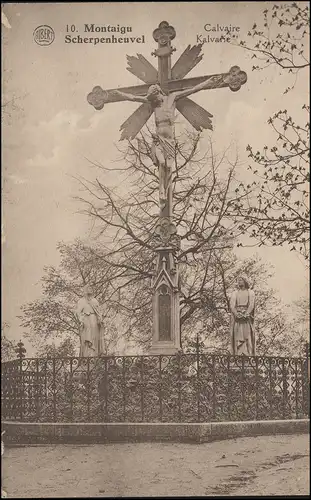 Belgien Ansichtskarte Montaigu / Scherpenheuvel: Calvaire / Kalvarie, 18.6.1928