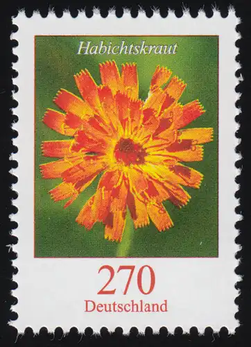 3475I Blume Habichtskraut 270 Cent, nassklebend, Raster 45/45, postfrisch **