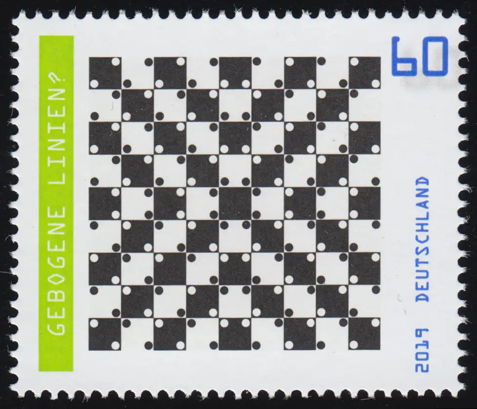 3496 Des tromperies optiques - Lignes courbées?, ** post-fraîchissement