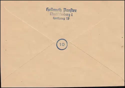 116Y chiffre WZ.Y croissant avec 117-119X comme lettre de phrase de nouveau 3.10.45