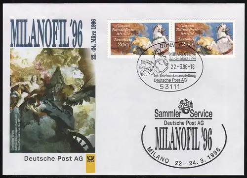 Document d'exposition n° 10 MILANOPHIL Milan 1996