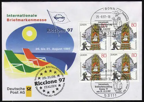 Ausstellungsbeleg Nr. 24 RICCOIONE Riccione 1997