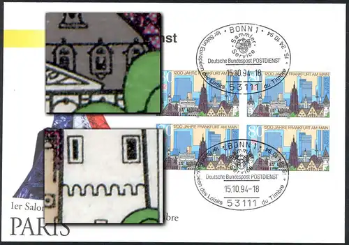 Document d'exposition n° 2 Eurosalon 1994 avec 2 PLF 1721I et éruption de fenêtre