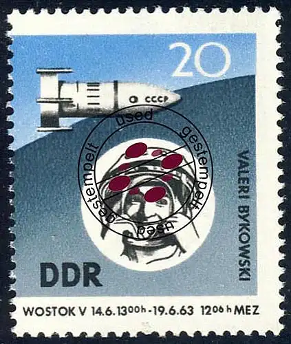 971 Raumschiffe Wostok 20 Pf O