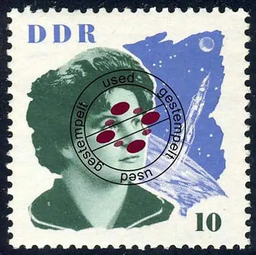 993 Sovj. Kosmonauten Terejkova 10 Pf O