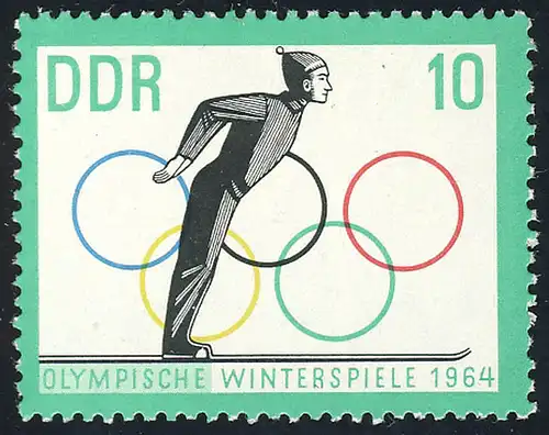 1001 Jeux olympiques Jeu d'hiver Départ 10 Pf **