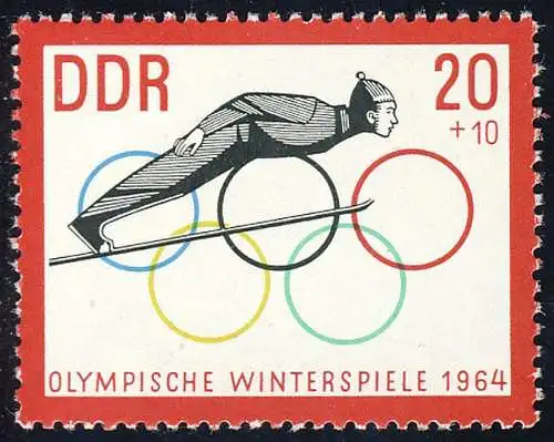 1002 Jeux olympiques d'hiver Phase de vol 20 Pf **