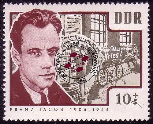 1015 Antifascistes Jacob 10+5 Pf O