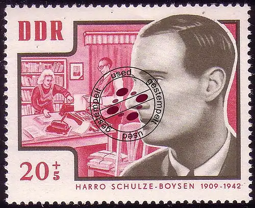 1017 Antifascistes Schulze-Boysen 20+5 Pf O