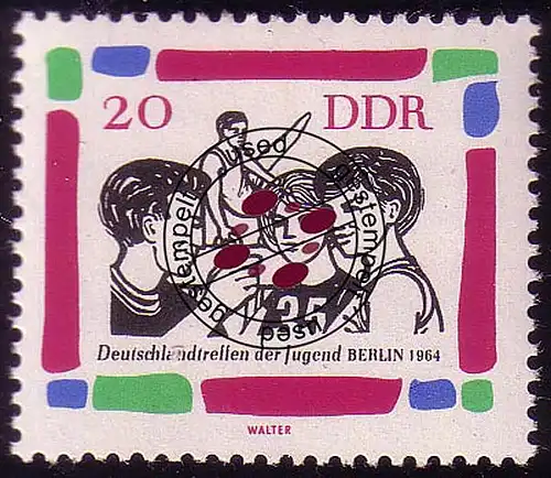 1023 Réunion des jeunes en Allemagne 20 Pf O